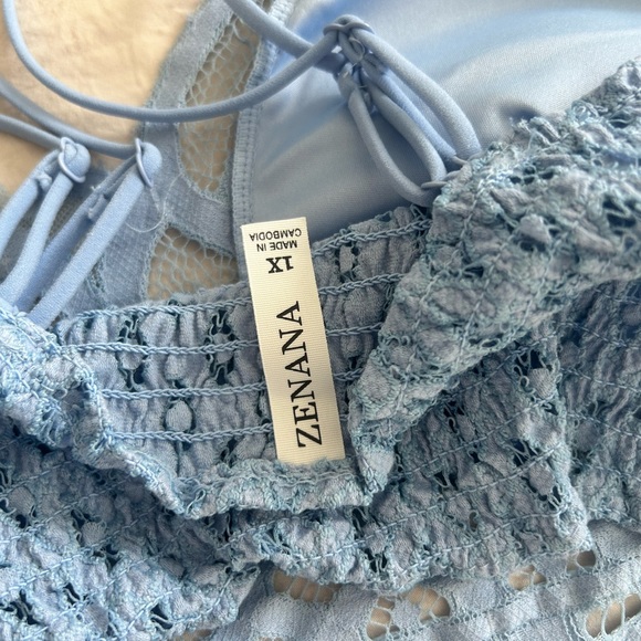 Zenana (Adeline) crochet Lace Bralette size 1x - Picture 8 of 8